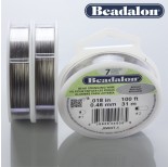 Zdjęcie - Beadalon linka powlekana grey color