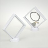 Zdjęcie - Ekspozytor z membraną ramka 3D biała z podstawką