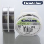 Zdjęcie - Beadalon linka powlekana grey color