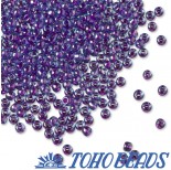 Zdjęcie - Koraliki TOHO Round Inside-Color Aqua/Purple Lined