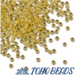 Zdjęcie - Koraliki TOHO Round Silver-Lined Milky Lt Topaz