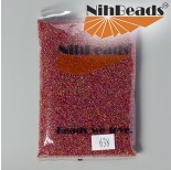 Zdjęcie - Koraliki NihBeads Silver-Lined SH Trans-Rainbow Siam