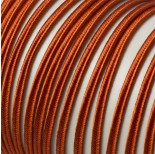 Zdjęcie - Sznurek do sutaszu 3mm ciemna pomarańcz SZPULA