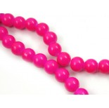 Zdjęcie - Kulki szklane malowane fuchsia