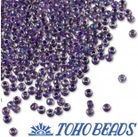 Zdjęcie - Koraliki TOHO Round Inside-Color Rainbow Crystal/Grape Lined