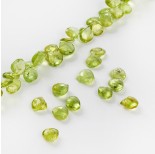 Zdjęcie - Brioletka briolette fasetowana peridot