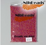 Zdjęcie - Koraliki NihBeads Trans-Rainbow Frosted Lt Siam Ruby