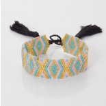 Zdjęcie - Bransoletka boho 9 rzędowa z koralików Matsuno