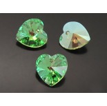 Zdjęcie - 6228 XILION heart pendant, SWAROVSKI, peridot AB
