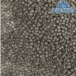 Zdjęcie - Koraliki TOHO Round Metallic-Silver-Frosted Antique Silver