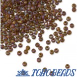 Zdjęcie - Koraliki TOHO Round Trans-Rainbow-Frosted Smoky Topaz