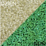 Zdjęcie - Koraliki TOHO Round Glow In The Dark Silver-Lined Crystal/Glow Green