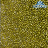 Zdjęcie - Koraliki TOHO Round Inside-Color Luster Black Diamond/Opaque Yellow Lined