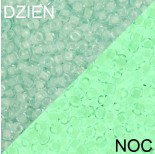 Zdjęcie - Koraliki TOHO Round Glow In The Dark Baby Blue/Bright Green