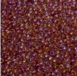 Zdjęcie - Koraliki TOHO Round Inside-Color Luster Crystal/Terra Cotta Lined