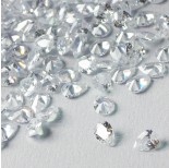 Zdjęcie - Cyrkonia łezka fasetowana z dziurką crystal