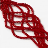 Zdjęcie - Kryształki oponki fasetowane porcelain red