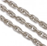 Zdjęcie - Perłowy łańcuch aluminiowy owal podwójny kwadratowy