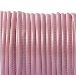 Zdjęcie - Rzemień szyty metalic pink