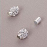 Zdjęcie - Zapięcie magnetyczne z kryształkami crystal
