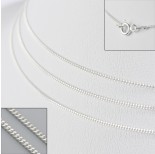 Zdjęcie - Srebrny łańcuszek pancerka z przedłużką, Ag925