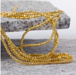 Zdjęcie - Hematyt kulka fasetowana platerowana light gold