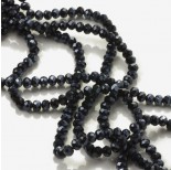 Zdjęcie - Kryształki oponki fasetowane blue hematite