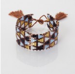 Zdjęcie - Bransoletka boho 13 rzędowa z koralików Matsuno