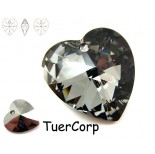 Zdjęcie - 6228 heart pendant, SWAROVSKI, silver night,