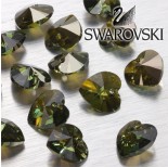 Zdjęcie - 6202 serce SWAROVSKI peridot bronze shade