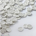 Zdjęcie - Zawieszka metalowa monet z dziurką