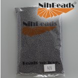 Zdjęcie - Koraliki NihBeads Metallic Frosted Smoke