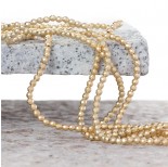 Zdjęcie - Hematyt platerowany kulka fasetowana satynowa light gold