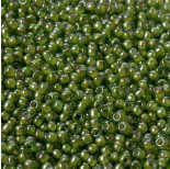 Zdjęcie - Koraliki TOHO Round Inside-Color Luster Peridot/Opaque White Lined