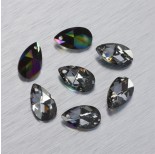 Zdjęcie - 6106 Swarovski almond pendant Crystal Rainbow Dark
