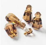 Zdjęcie - Zawieszka perfumetka z kryształu górskiego dymnego odkręcana