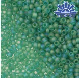 Zdjęcie - Koraliki TOHO Round Trans-Rainbow-Frosted Dark Peridot