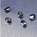 Zdjęcie - 5051 Swarovski mini oval bead Silver Night