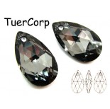 Zdjęcie - 6106 almond pendant, SWAROVSKI, silver night,