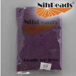 Zdjęcie - Koraliki NihBeads Metallic Frosted Granate