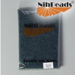 Zdjęcie - Koraliki NihBeads Inside-Color Aqua/ Jet Line