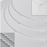Zdjęcie - Srebrna bransoletka simple z przedłużką, Ag925