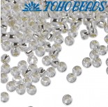 Zdjęcie - Koraliki TOHO Round Silver-Lined Crystal