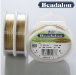 Zdjęcie - Beadalon linka powlekana gold color
