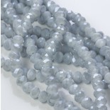 Zdjęcie - Kryształki oponki fasetowane ceramic grey AB