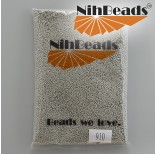 Zdjęcie - Koraliki NihBeads Metallic Frosted Grey