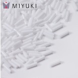 Zdjęcie - Koraliki Miyuki Bugles #2 6 mm White Opaque