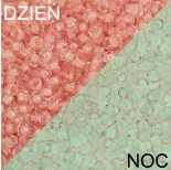 Zdjęcie - Koraliki TOHO Round Glow In The Dark Pink/Yellow Green