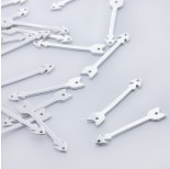 Zdjęcie - Srebrny łącznik strzałka AG925 srebrny
