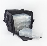 Zdjęcie - Materiałowa torba z plastikowymi pudełkami